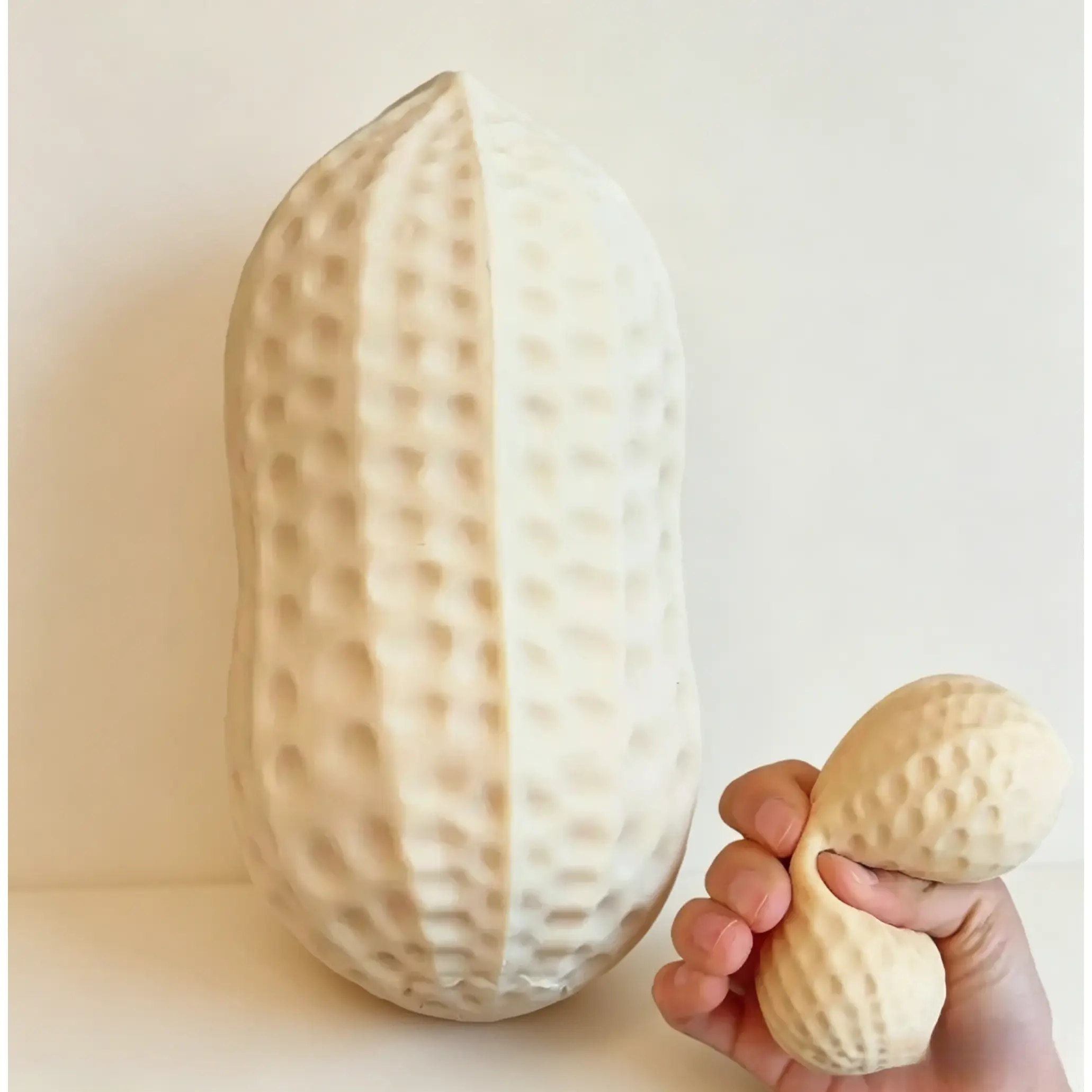 Peanut Shaped Squeeze Toy, Cute Mystery Element Fidget Toy, Hand Exercise Stress Relief Sensory Toy for Kids & Adults, Summervibes Casual Relaxation Gift