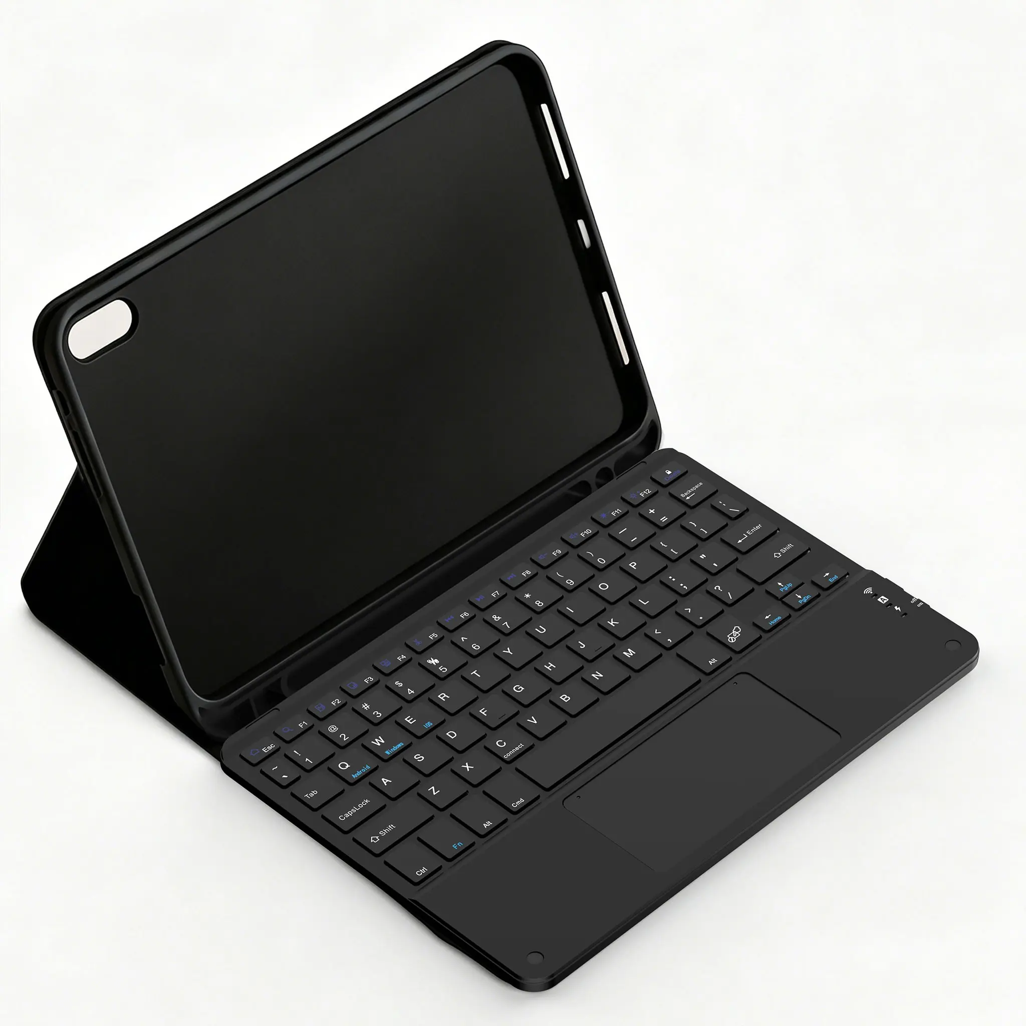 Touchscreen Keyboard Case, English Letters, iPad 10/11 (a16), Silent Scissor Feet, Wireless Bluetooth-compatible, Magnetic Cover, 420mah Battery, Type-C Charging, Wireless Tablet Accessories