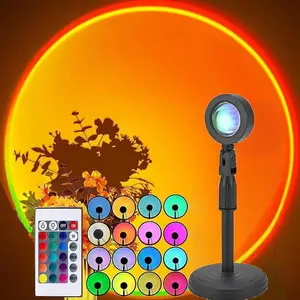 USB LED Night Light, 16 Colors, 180 Degree Rotating Rainbow Lamp, Bedroom, Photography, Party, Tiktok Live, Christmas Atmosphere Light