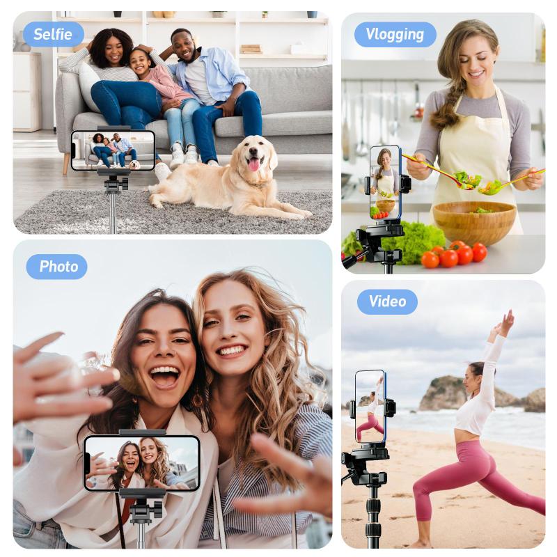 Mini Smartphone Vlog Selfie Display Screen Magnetic Selfie Monitor Compatible with iPhone and Android Rear Camera Selfie Vlog Live TikTok White.