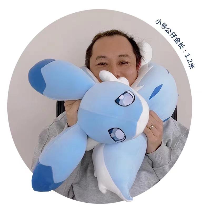 Palworld Plush Chillet Stuffed Pillow Bolster Toy Game Kawaii Grizzbolt Anime Peripheral Cloth Doll Stuffed Decor Modle