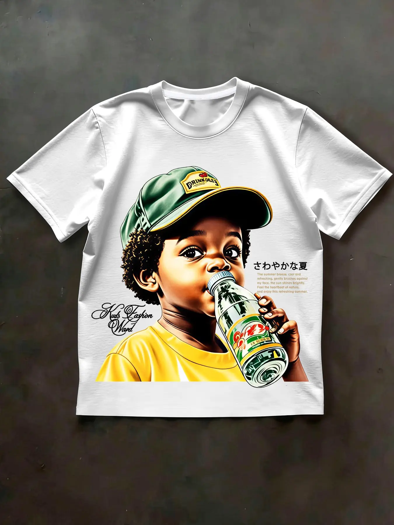 Men's Casual Printed Fitted Short Sleeve T-Shirt, High Fidelity Cartoon Print, Vintage Newspaper Style Streetwear, Soft Comfortable Fabric, Daily Commute City Walk