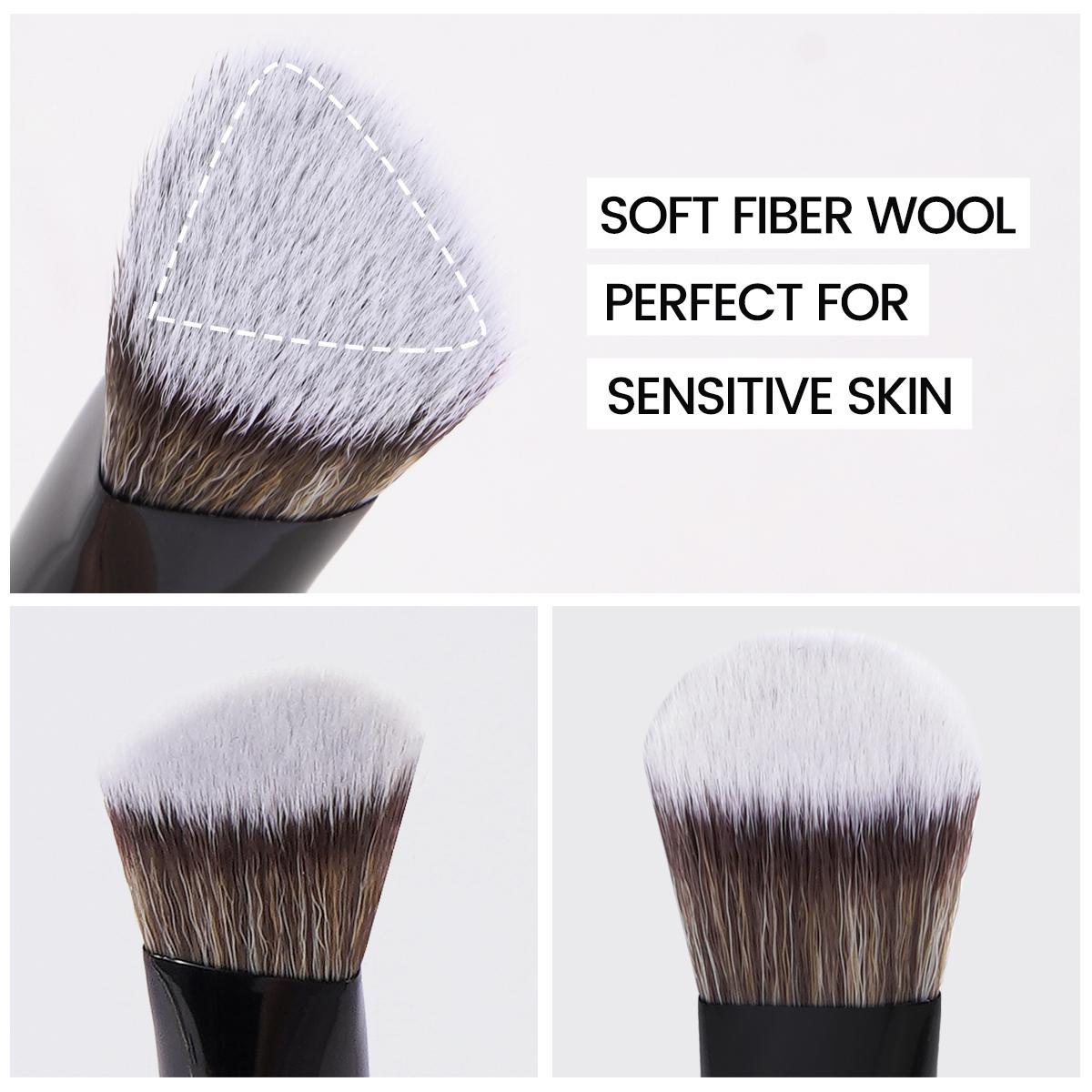 MAANGE Professional Makeup Brush Set, 4 Pcs/Set Versatile Soft Makeup Brushes for Foundation, Eye Shadows & Highlighter, Brushes with Comfortable Grip #GLOBAL PICKS