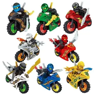 HEROCROSS Ninja Anime Figure Jay Kai Shinobi Lloyd Garmadon Nya Movies Bricks Dolls Mini Action Toy Figura Building Blocks Gift