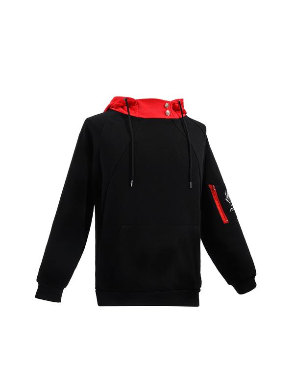 Anime Jujutsu Kaisen Cosplay Hoodie Set, Tiger Zou Yuji Costume, High Neck Pullover Jacket, Slim Fit, All Seasons