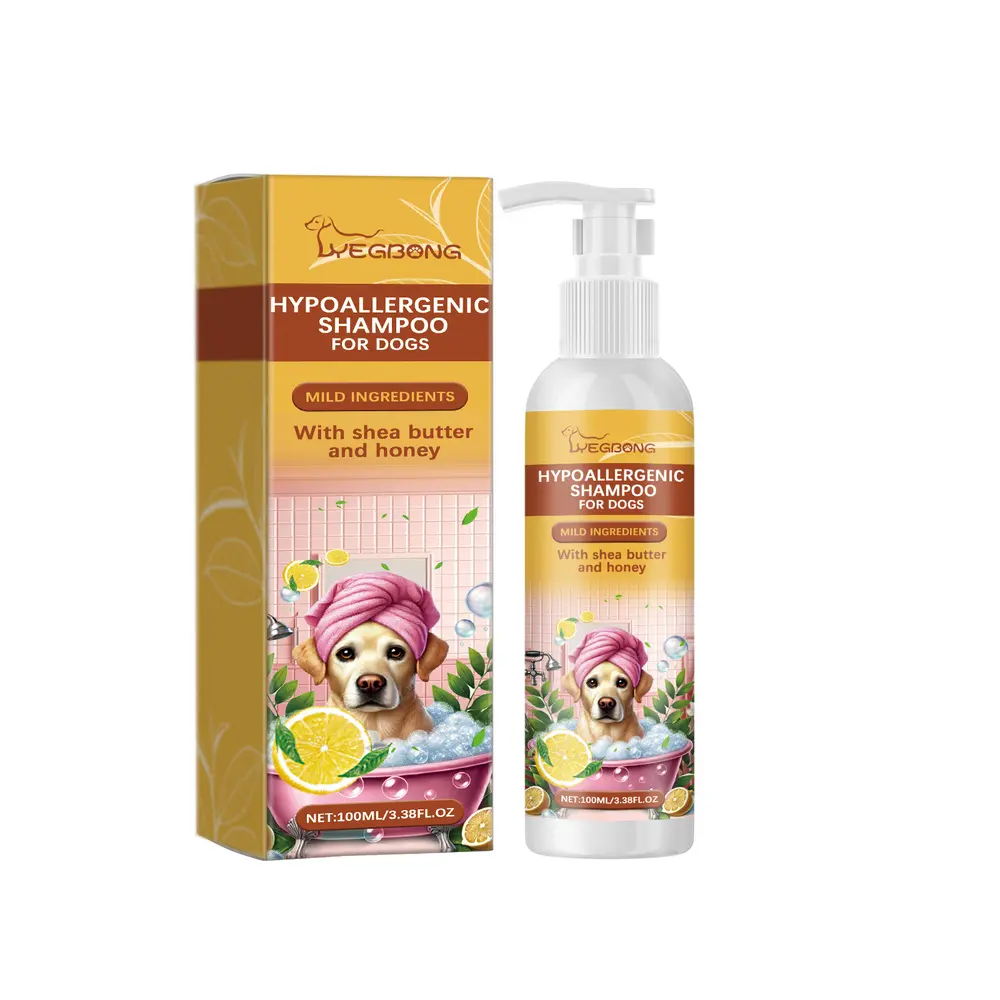 Yegbong Dog Shampoo - Gentle Cleansing Shampoo for Pet Dogs, Moisturizes and Softens Fur, Prevents Tangles