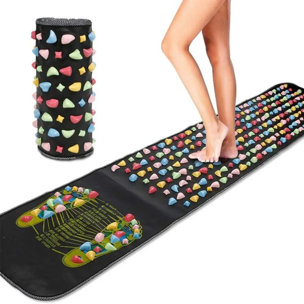 Reflexology Foot Massage Mat, 1 Count Foot Leg Pain Relieve Relief Walk Massager Mat, Acupoint Massage Mat for Home Gym Workout, Body Care