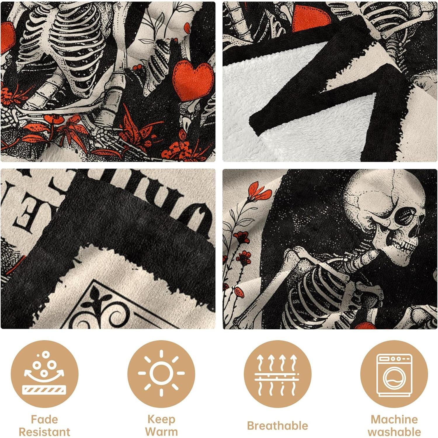 Valentines Day Gifts for Him Her, Anniversary Blanket for Women Men, Birthday Gifts for Boyfriend Girlfriend, I Love You Gift, Engagement, Wedding Gift for Wife, Husband, Couple, 60"X50"