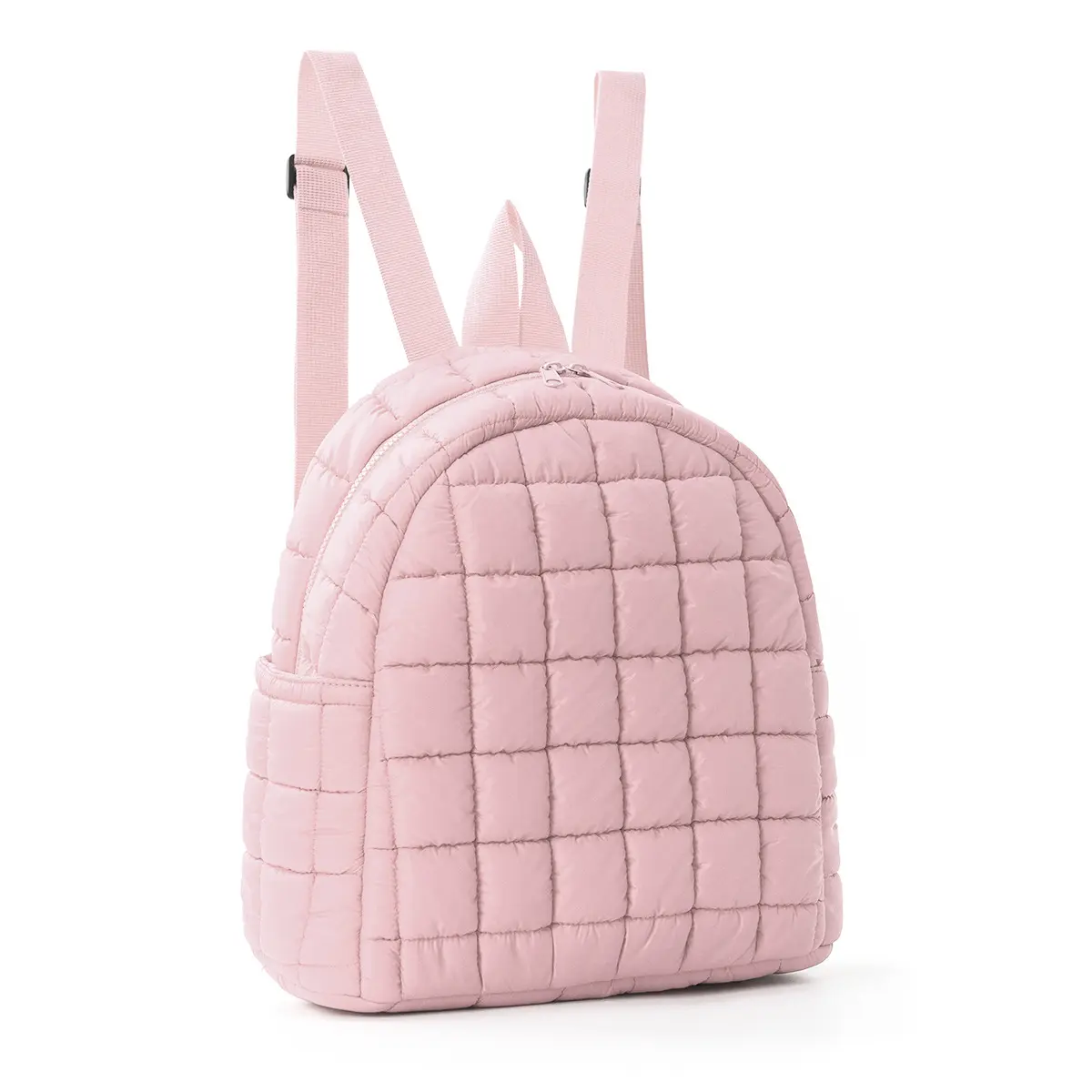 Women's Quilted Puffer Backpack - Lightweight Soft Cloud Design, Trendy Casual Padded Daypack for Gym, Travel