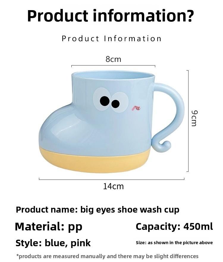 Food-Grade Plastic Cute Cartoon Tumbler Set with Durable Compact Storage Rack, Bathroom Organizer and Decor, Ideal for Couples, Home Use