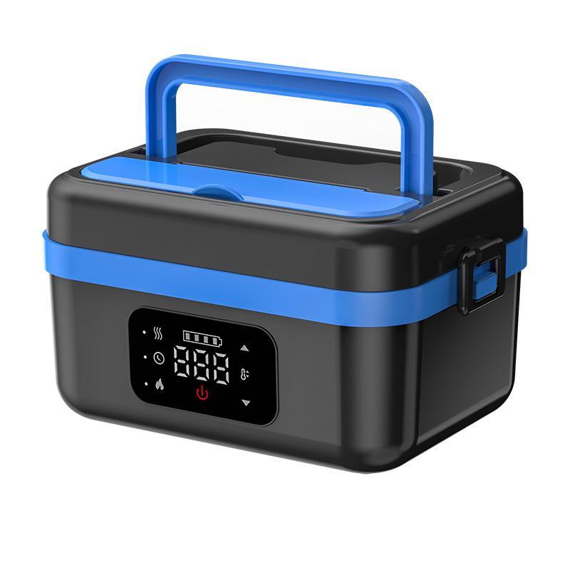 Self-Heating Lunch Box, Rechargeable Portable Food Heater, Cordless Heated Lunchbox, Easy & Convenient for Meal Prep, Thermal Lunch Boxes Ideal for Office, Travel, Car, Picnic & Outdoor Use #GLOBAL PICKS