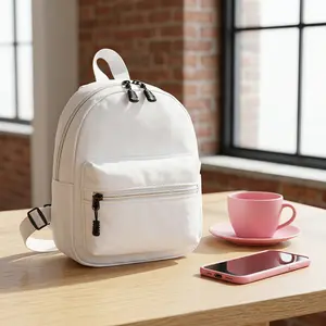 Women's Cute Mini Backpacks for School, Stylish Lightweight Nylon Casual Daypack, Small Purse with 2 Pockets, Wear-Resistant Adjustable Strap for Travel, College