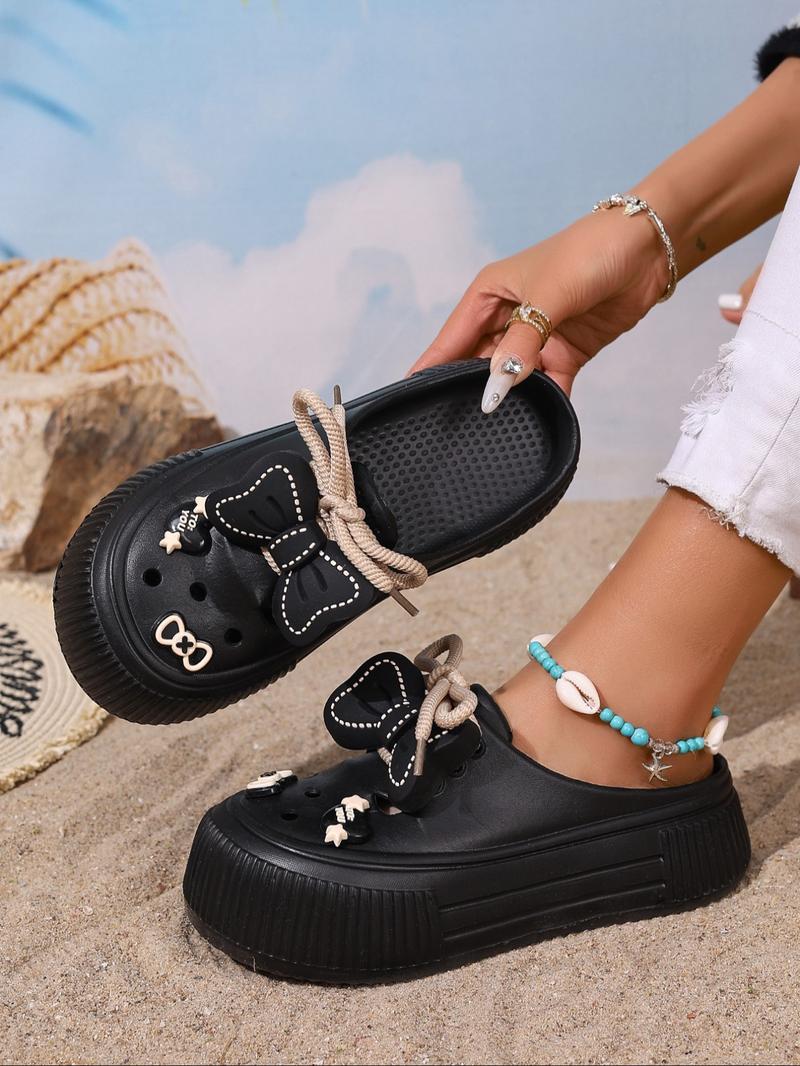 Women's Cute Cartoon Slides, Casual Soft Comfortable Home Slippers, Non-slip Slippers for Indoor & Outdoor Wear, Walking Shoes, Soft Sole Slippers