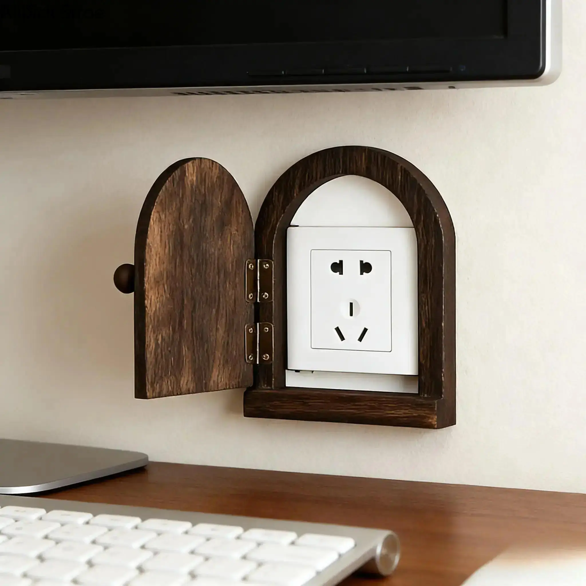 Handmade Wooden Outlet Cover Plate – Decorative Wall Plate Cover for Home Decor, Rustic Farmhouse Light Switch & Power Outlet Accent