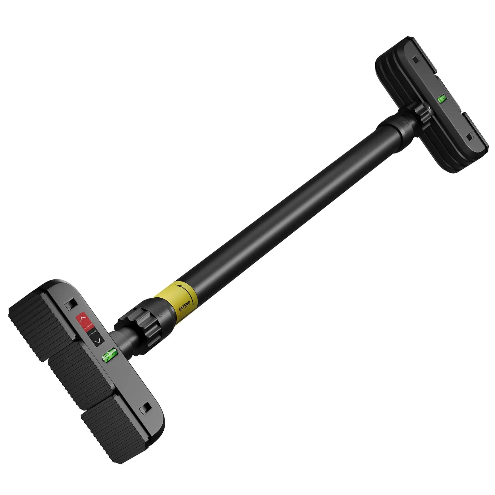 GARVEE Adjustable Pull Up Bar for Doorway – No Drill, 72-110cm, 200kg Capacity, 30mm Non-Slip Foam Grips, Double Gear Lock, Carbon Steel – Black