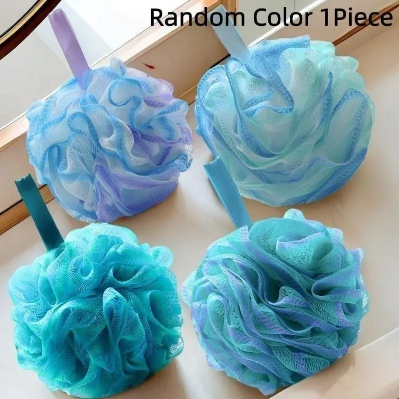 Large Lotus Shaped Sponge for Exfoliation, 75g Body Scrubber Exfoliating Tool for Smooth Skin, Ideal for Spa and Shower, Perfect Gift, Bath Accessories
