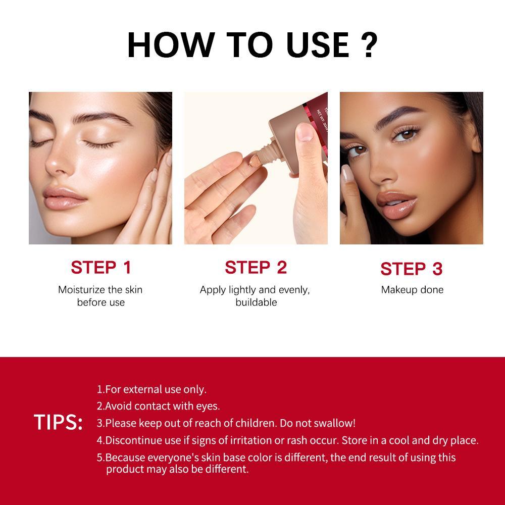 Long Lasting Base Blur Balm, 1 Count Lightweight Concealer Foundation, Makeup Cream, Facial Makeup Product, Daily Makeup, Cosmetic