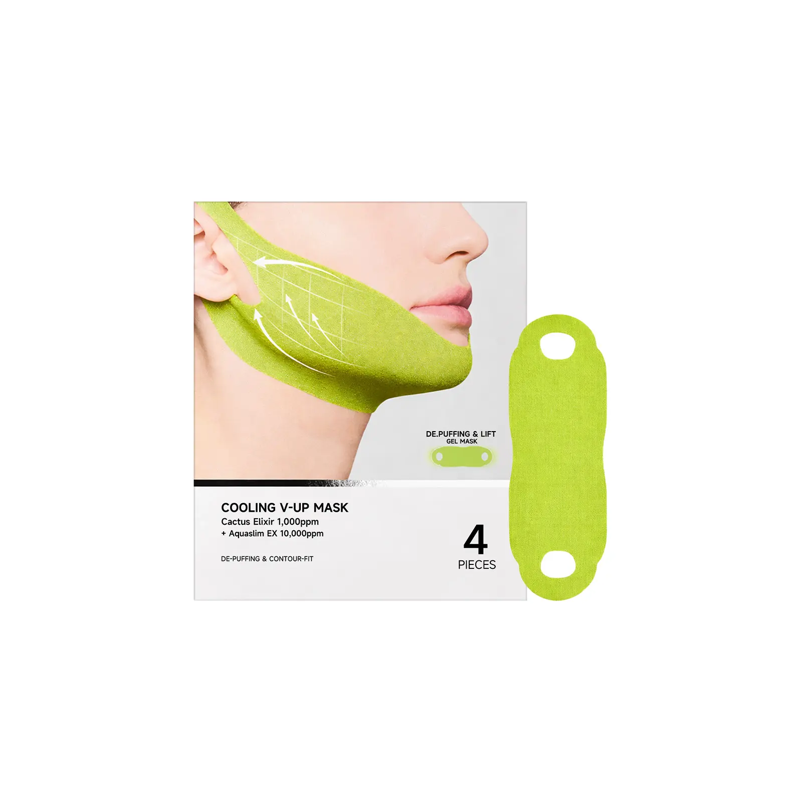 AMZ Gentle Care Facial Patch - Fits Facial Cheeks' Natural Outline, Thin, Comfortable, Convenient for Daily Skincare