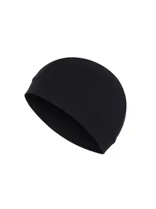 Simple Style Plain Color Skull Beanie for Men & Women, Casual Sporty Breathable Beanie Hat, Outdoor Sports Fitted Hats, Outdoor Hiking Hat, Skull Caps