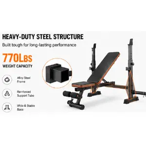 770-pound five-in-one adjustable home fitness training chair--multi-functional bench press chair