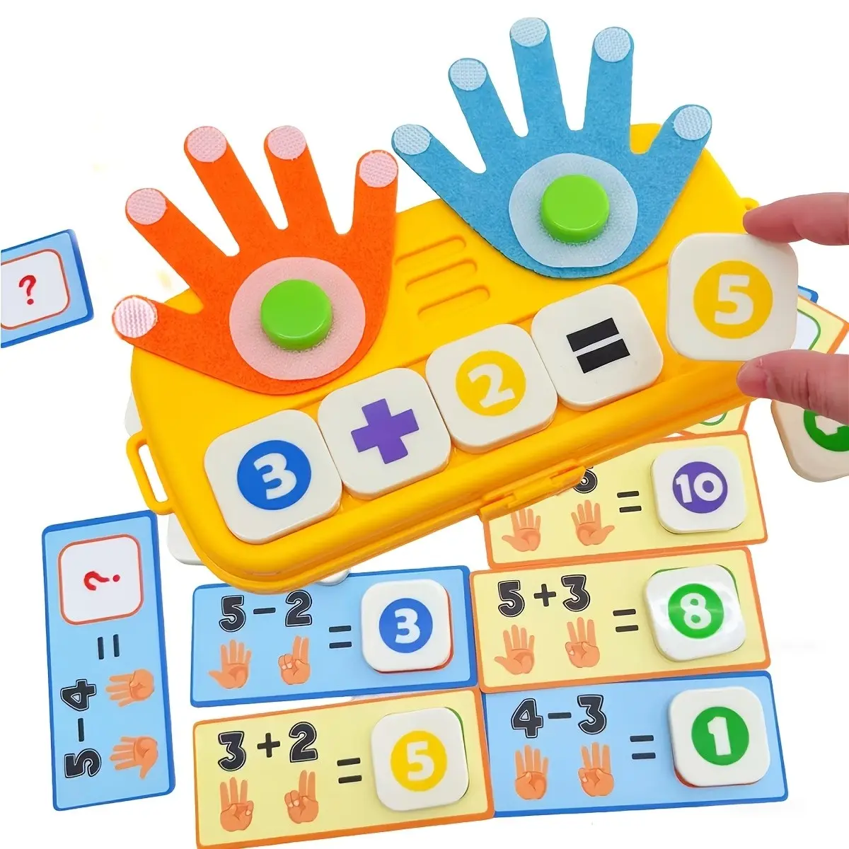 Finger Counting Math Toy for Kids, Montessori Learning Toy, Interactive Math Aid, Stem Educational Toy, Birthday Gift, Classroom Activity