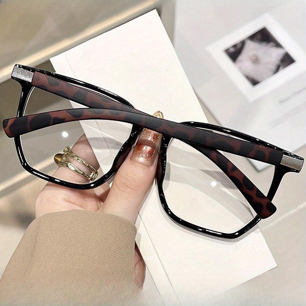 2-Pack Large Frame Reading Glasses with Gray Lens - Presbyopia Eyeglasses Suitable for Women & Men, +0.50 to +1.75 & +4.0 Diopters Strength, Age-Related near Vision