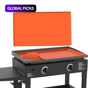 Household Essentials Silicone Griddle Cover, 1 Count Silicone Grill Mat, Griddle Protector, Kitchen Gadgets, Home Kitchenware, Barbecue Accessories, Sweets Kitchen Accessories, Men Gifts, Thick #GLOBAL PICKS