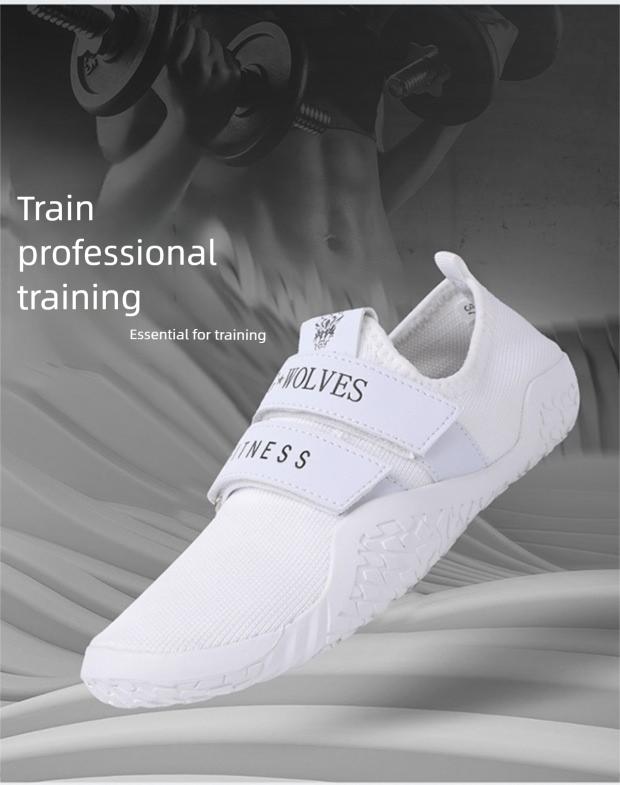 Squat Deadlift Shoes Men and Women Weightlifting Shoes Indoor Gym Comprehensive Training Shoes Non-slip
