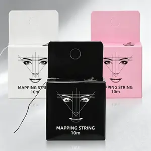 ATOMUS 3Pcs eyebrow mapping string with pre-ink, total 10 meters and 3 colors available. Accurate for shaping brows, professional tool for permanent makeup
