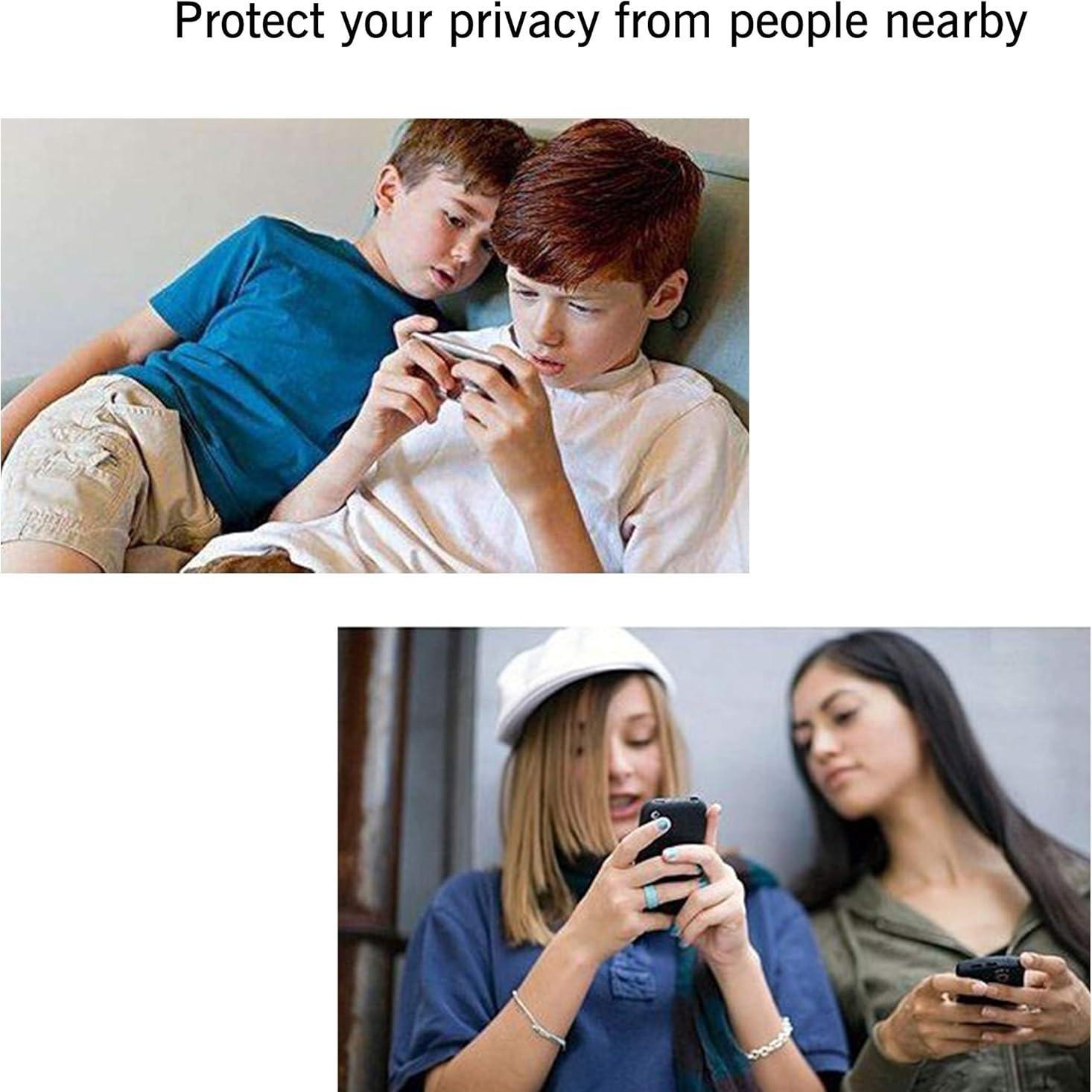 360° Anti Peeping Privacy Phone Screen Protector, 3 Counts Tempered Glass Phone Screen Protective Film, Phone Accessories Compatible with iPhone 16 15 14 13 12 11 Pro Max Plus, Tempered Glass Cover, Anti Spy Privacy