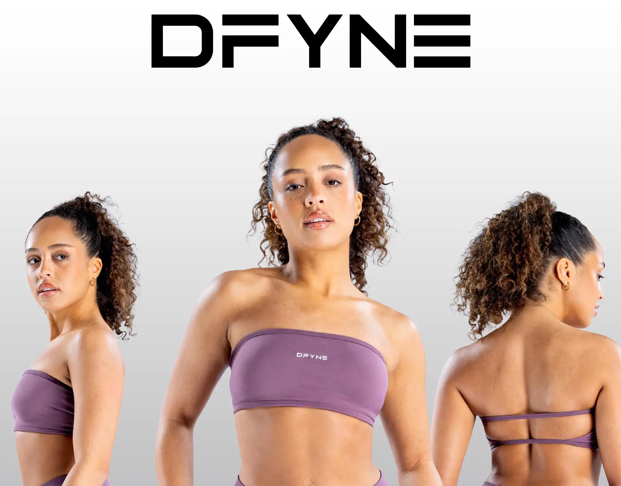DFYNE Backless Bandeau Sports Bra |   Highly breathable design, comfortable for fitness training and everyday wear.