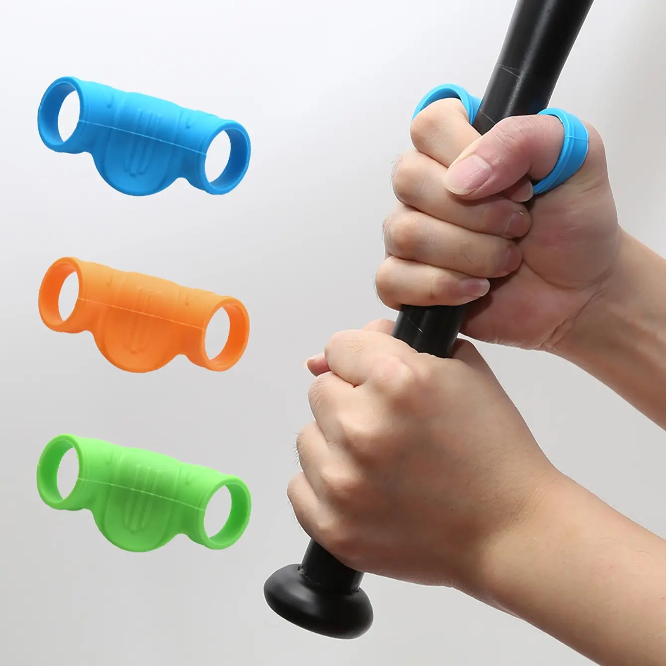Baseball and Softball Thumb Protection Silicone Glove Pad, Comfortable Bat Grip Protector, Reusable Portable Sports Buffer, Protective Gear