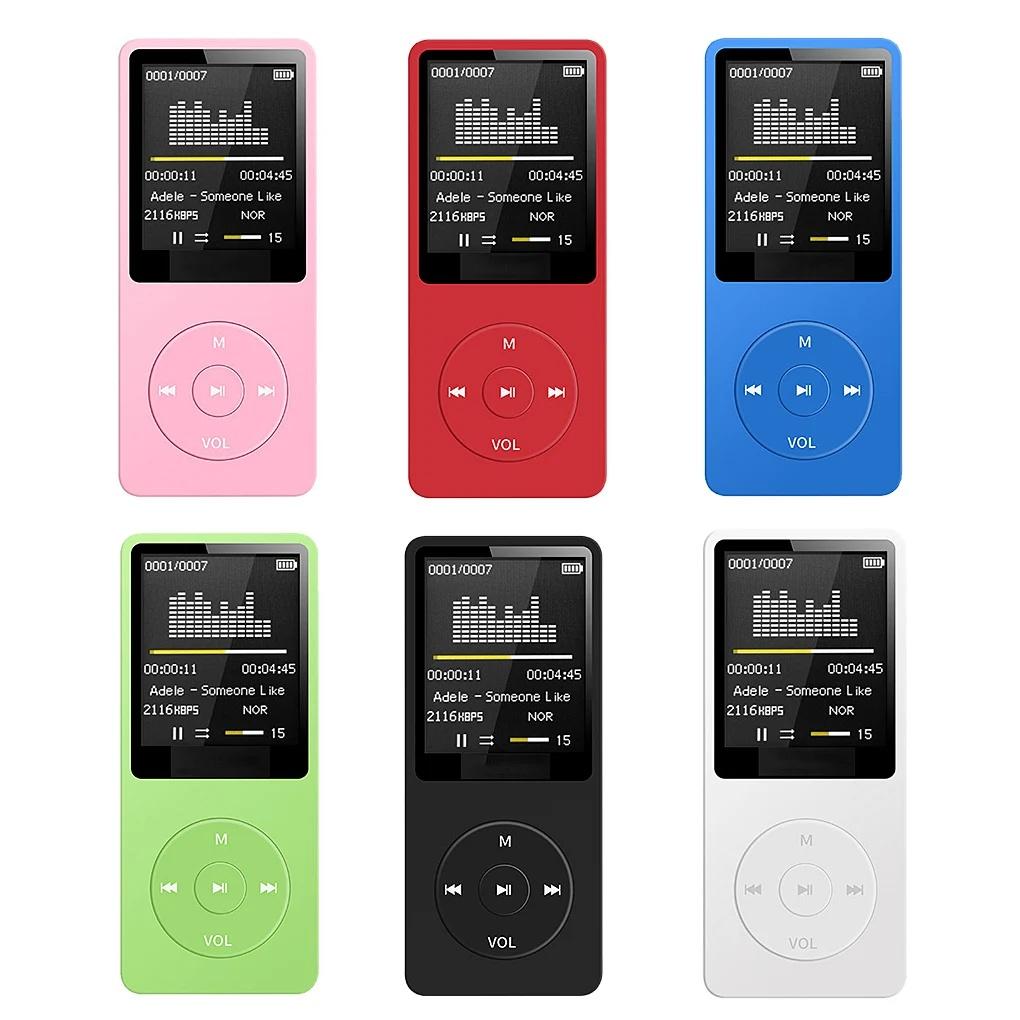 Bluetooth-compatible  Music Player Lossless Portable Fm Radio External Ultra-thin Student Sports Walkman  Player Recorder mp3