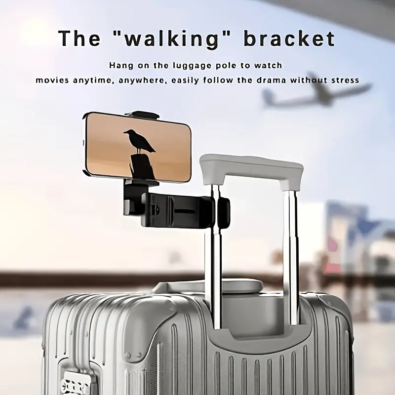 Airplane Phone Mounts - 360 Degree Rotatable Durable Travel Stand, Car And Desktop Holder, Ideal Christmas Gift for Aviation Enthusiasts And Travel Additions
