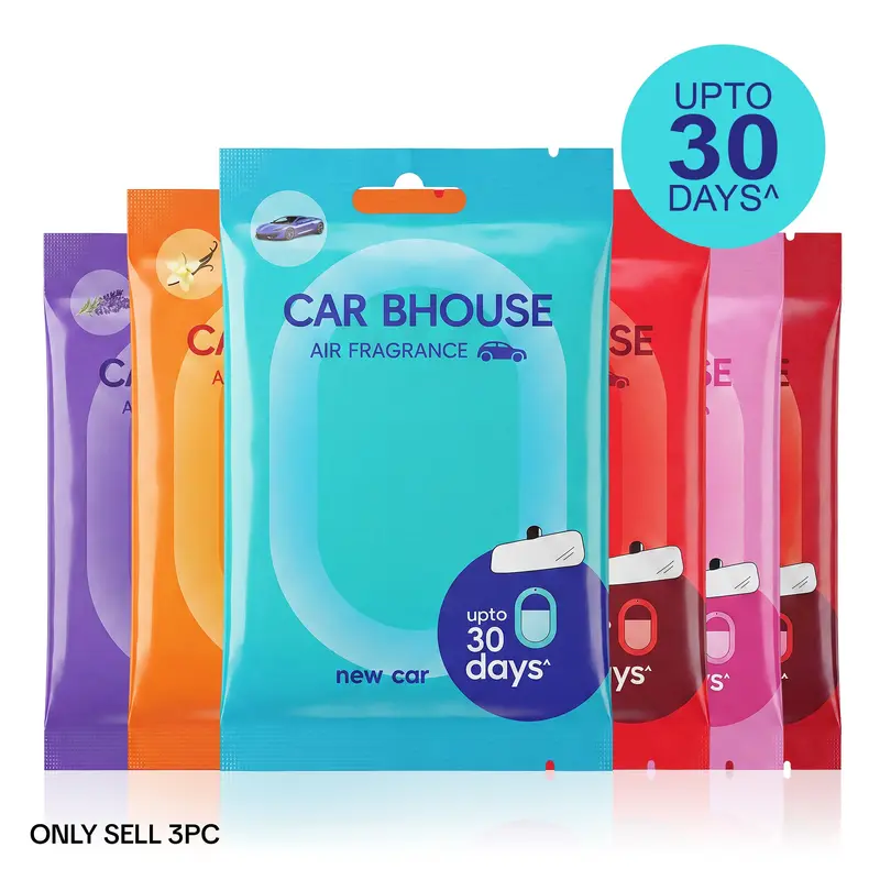Hanging Car Fragrance, Creative Car Air Freshener Set, Long-Lasting Scent, Home & Vehicle Use
