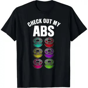 Unisex Cool 3D Art Print Loose Streetwear Tee, Funny Unique Short Sleeve Top, Creative Gift for Engineers, Tech Staff & 3D Printing Enthusiasts