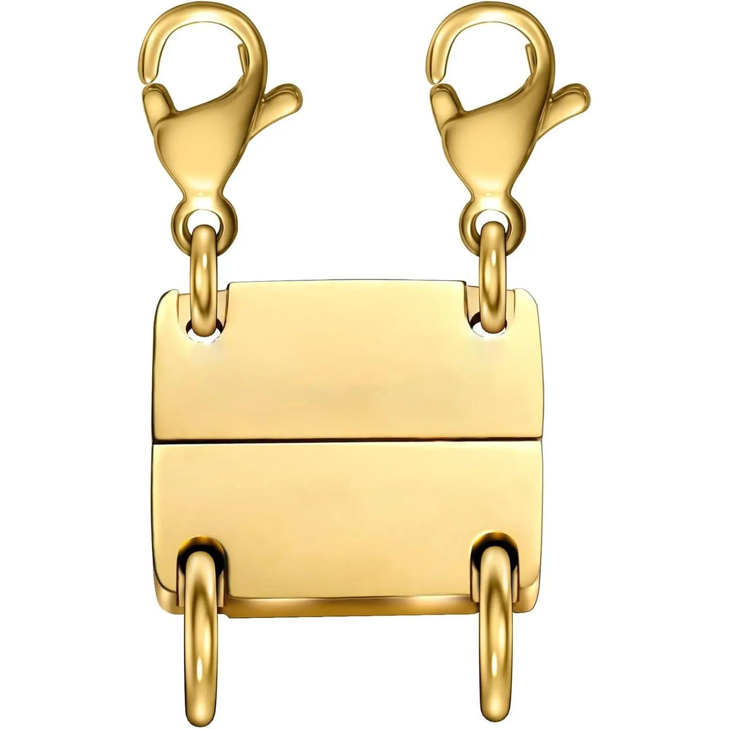Layering  Necklace Clasp,18 K  and  Separator for Stackable Necklaces
