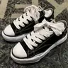 【Black Friday】Maison Mihara Yasuhiro Unisex Low-Top Canvas Sneakers, Melted-Effect Rubber Sole, Minimalist Casual Trainers, Walking Shoes, Sports Shoes for Men & Women