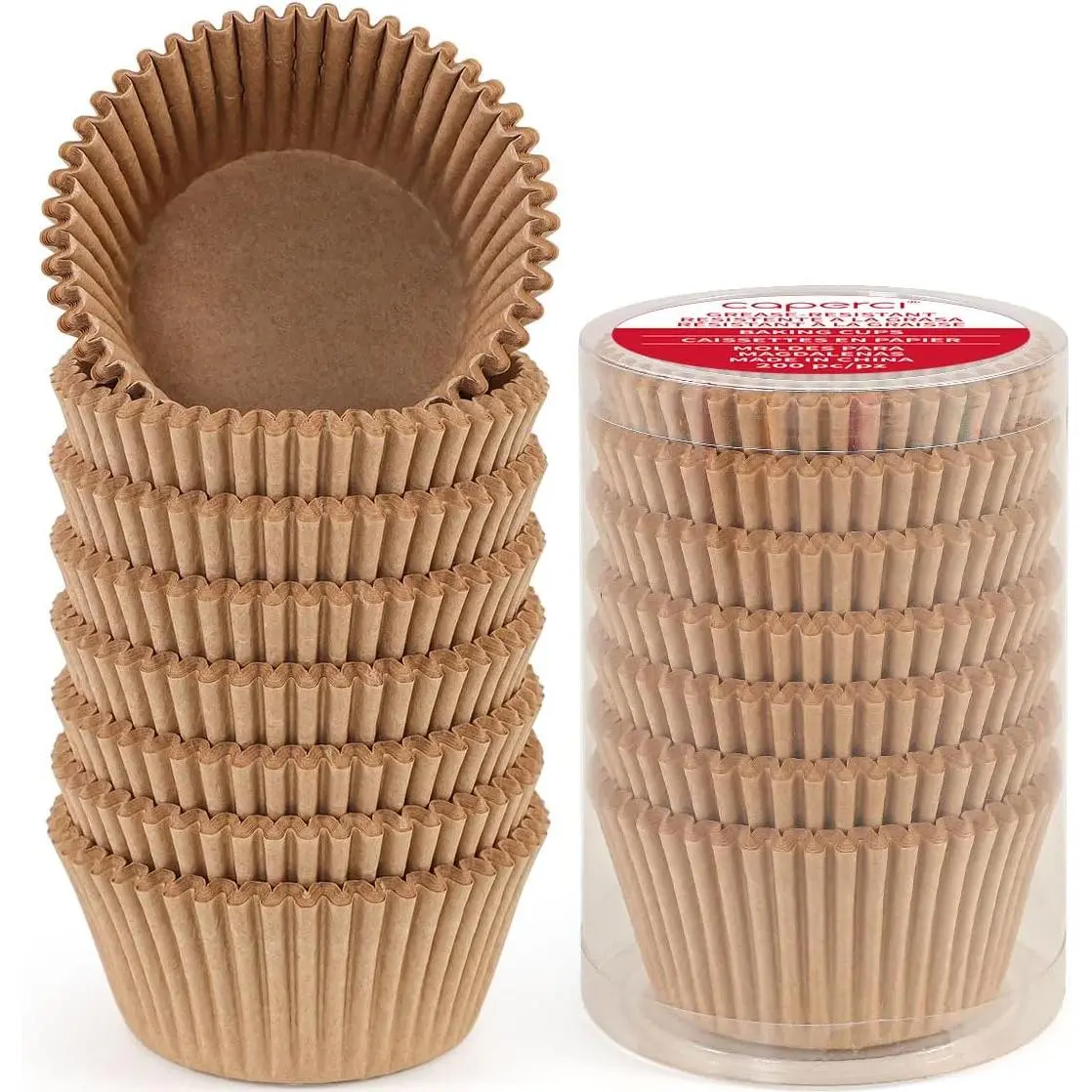 Standard Cupcake Liners for Baking 200 Counts - Greaseproof Muffin Baking Cups for Wedding Birthday Party  Shower Festivals ()