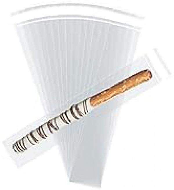 Self Sealing Cellophane Bags,2x10 Inches 100 Pcs Clear Pretzel Rod Bags, Resealable Bag for Packaging ICY Candy Popsicle