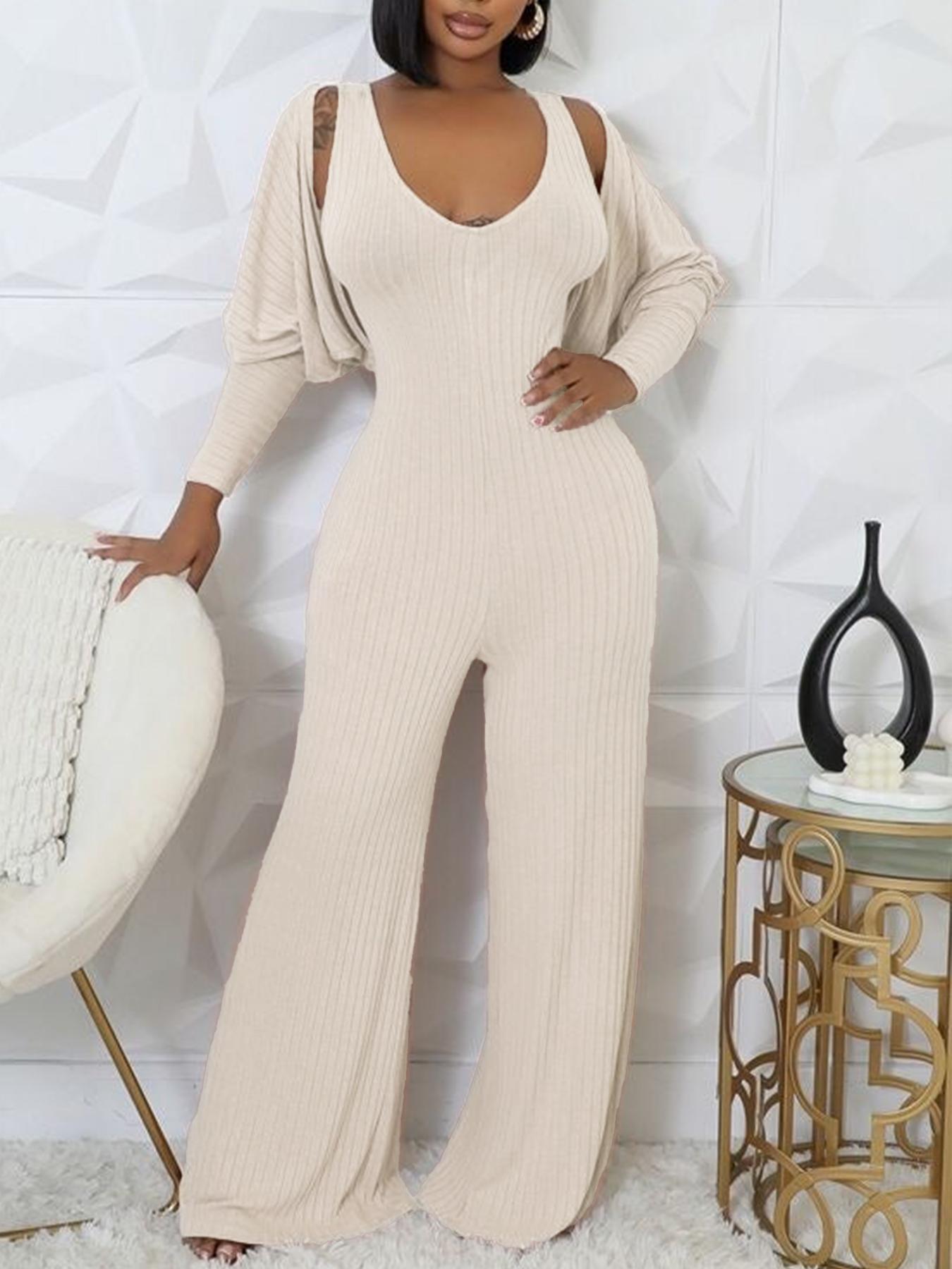 Women's Jumpsuit & Coat, Slim-fitting Sexy Casual Fashion Jumpsuit & Coat, Perfect for Spring & Fall