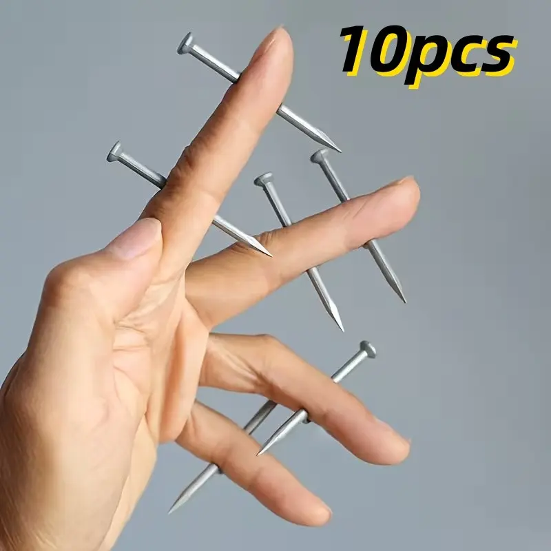 10pcs Prank Nail Stick Set, Plastic Magic Props, Party Pranks, Fun Surprise Gifts, Prank Gag Gift, Joke Toys, Perfect for Parties and Performances