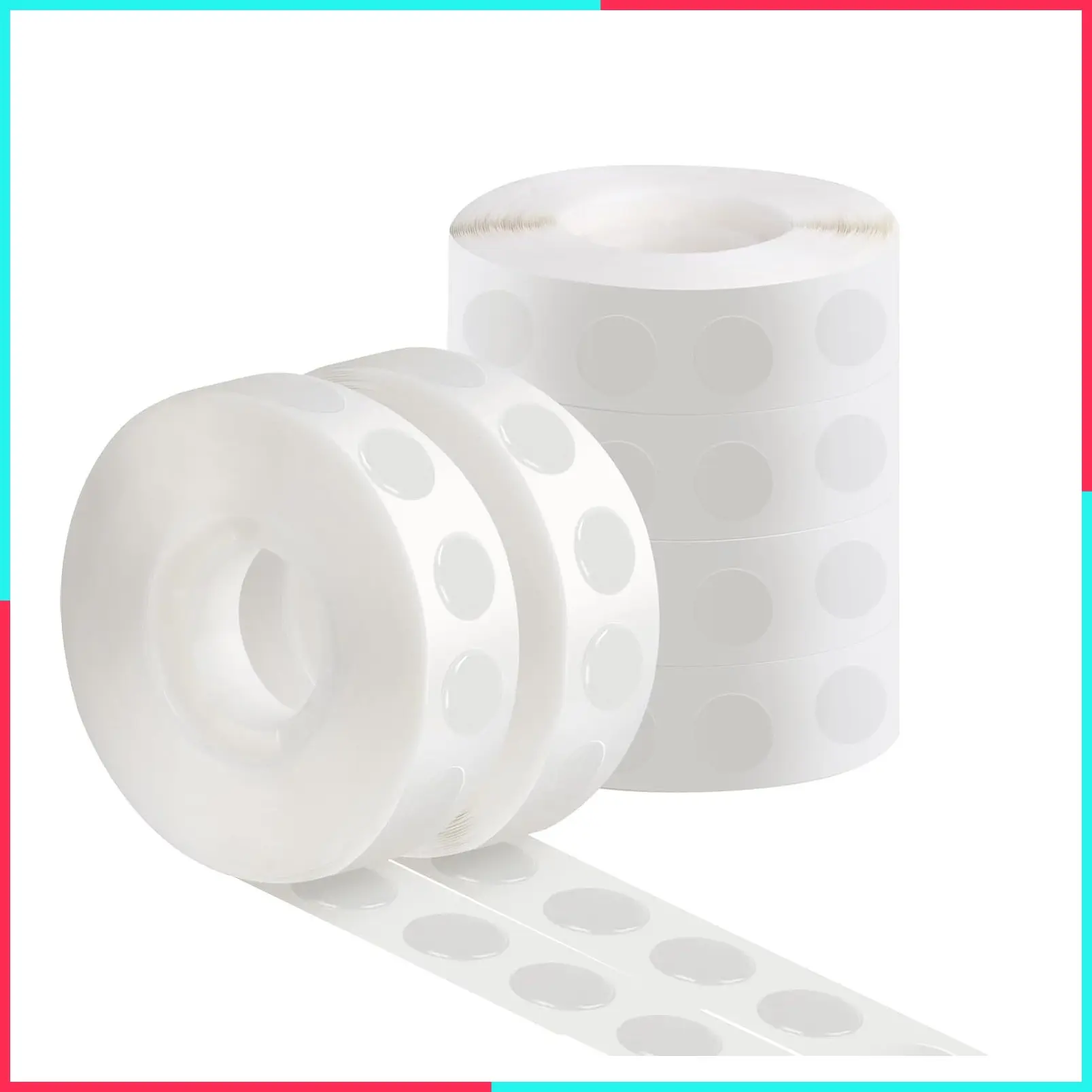 3000 Pieces Double Sided Glue Points, Balloon Tape Sticky Dots for Crafts, Wedding Decorations, Photo Sticking