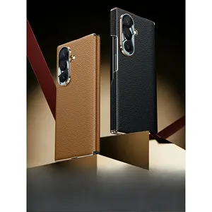 Compatible with Z TriFold magnetic flip cover three-fold central axis protective case Business phone case shockproof and dirt-resistant -HN00625-3