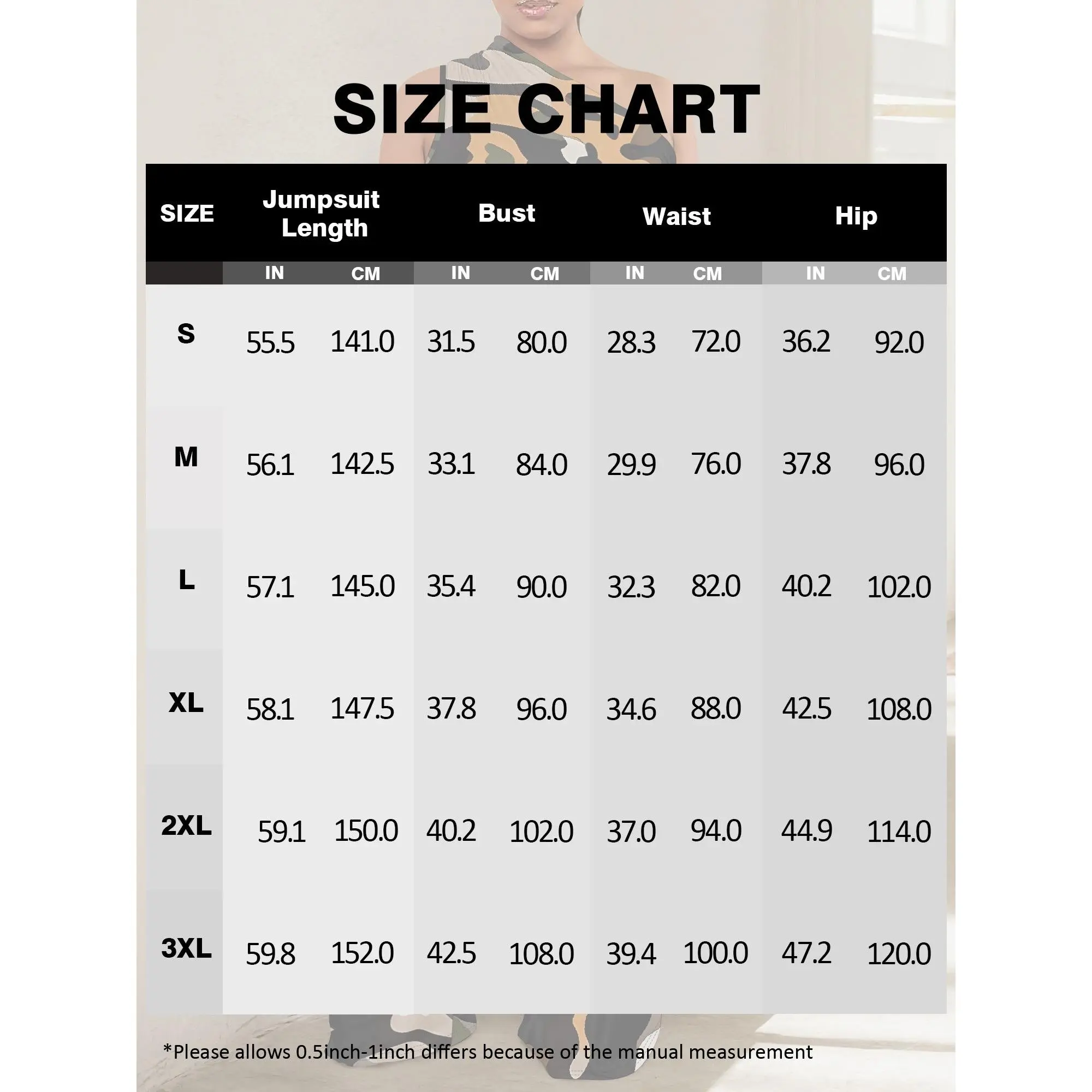 Camo Jumpsuit, Asymmetrical Camo Romper, Sleeveless Loose-Fit Playsuit, Casual Tie-Waist Outfit for Women, Sizes S-2XL