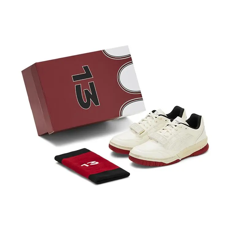 ASICS Gel-Spotlyte Low V2 Retro Basketball Shoes for Men and Women – White and Red Casual Low-Top Sneakers Verifiable, with credentials and supporting global authentication