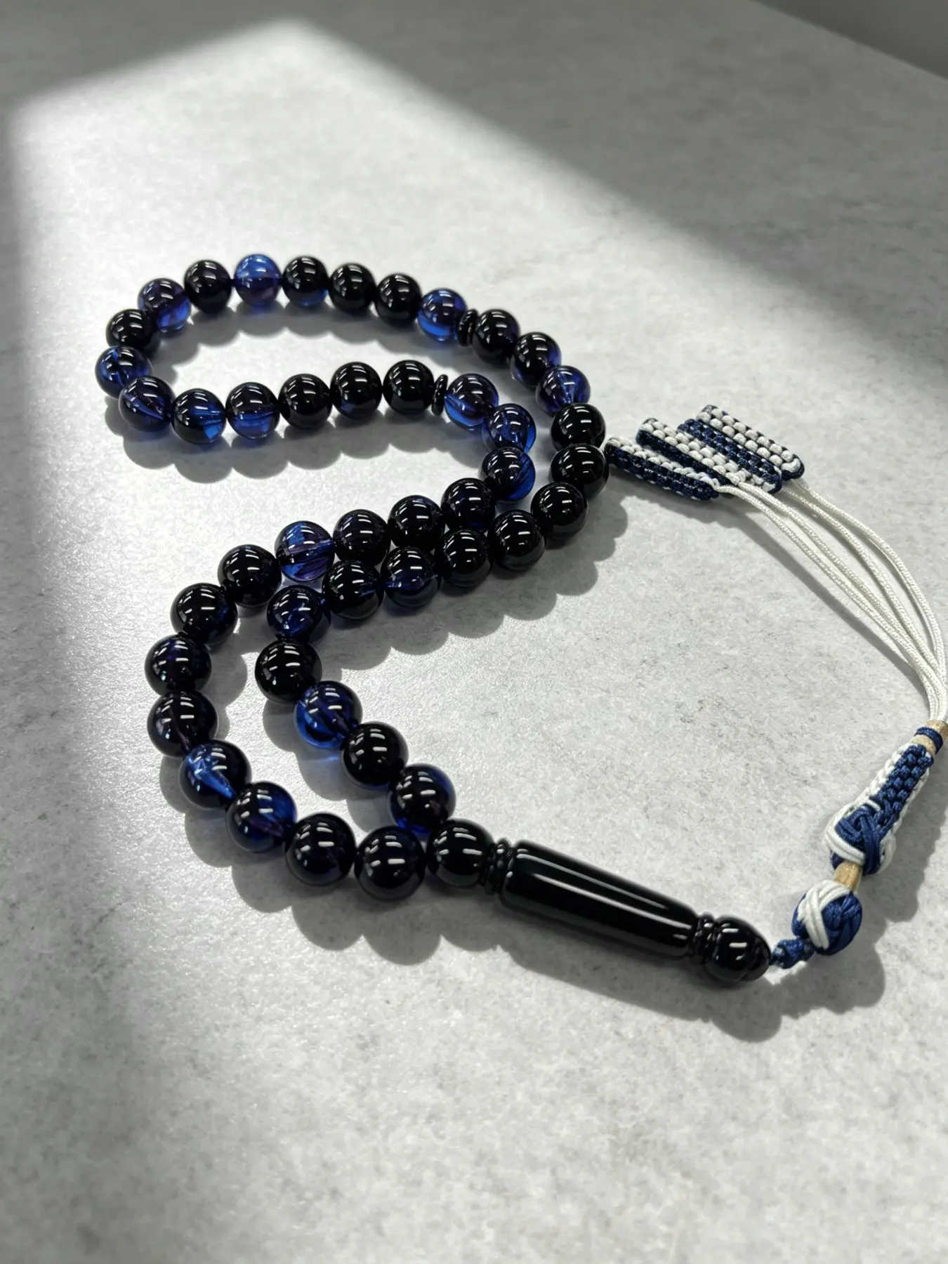 45/51 Beads Ramadan Tasbih, Polished 10x10mm Beads, Handwoven Rope, Durable Islamic Prayer Bead for Muslim, Portable Meditation Gift, Dhikr Jewelry