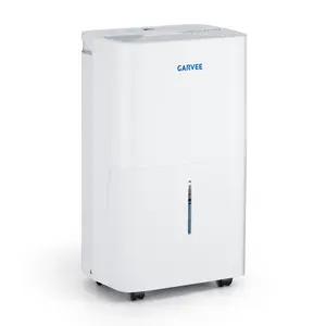 Ultra-Quiet 50 Pint Dehumidifier for Home Basement & Large Rooms – Covers Up to 5,500 Sq. Ft – 2.4 Gallon Tank – Reusable Filter – Certified Energy Efficient – Auto Shut-Off – Defrost – 24H Timer – Portable Moisture Remover