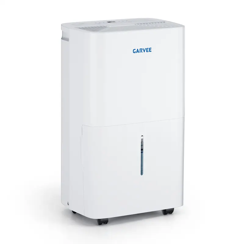 Ultra-Quiet 50/75/100 Pt Dehumidifier for Home Basement & Large Rooms - Covers Up to 5,500 Sq Ft - 2.4 Gal Tank - Reusable Filter - Energy Efficient Certified - Auto Shut-Off - Defrost - 24H Timer - Portable Moisture Remover