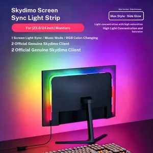 Skydimo RGB Ambient Light, 1600 Colors, Adjustable Brightness, Sync Sound & Screen, Gaming Room/desk/bedroom Decor, 1 Piece Set